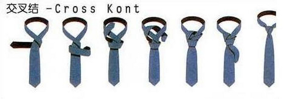领带打法-交叉结